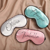 Sleepover Party Eye Masks  Sleep Mask  Custom Name Satin Eye Mask Bachelorette Party Gift